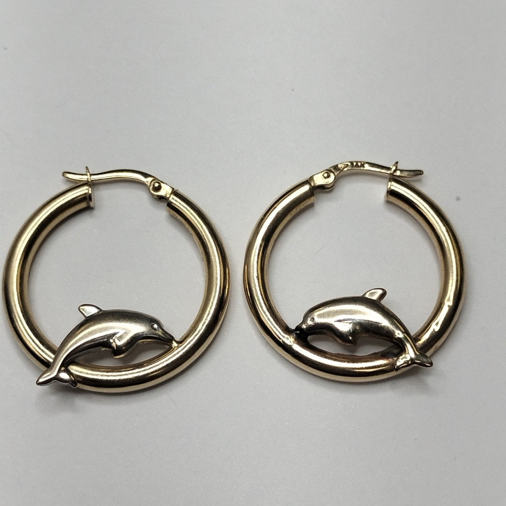 ARRACADAS PAR ORO 14 K 3.3 GRMS (SEMINUEVO)