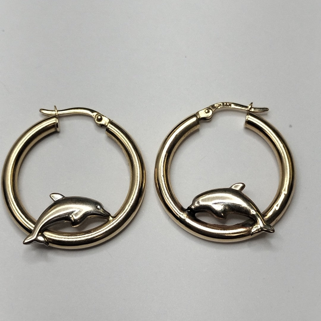 ARRACADAS PAR ORO 14 K 3.3 GRMS (SEMINUEVO)