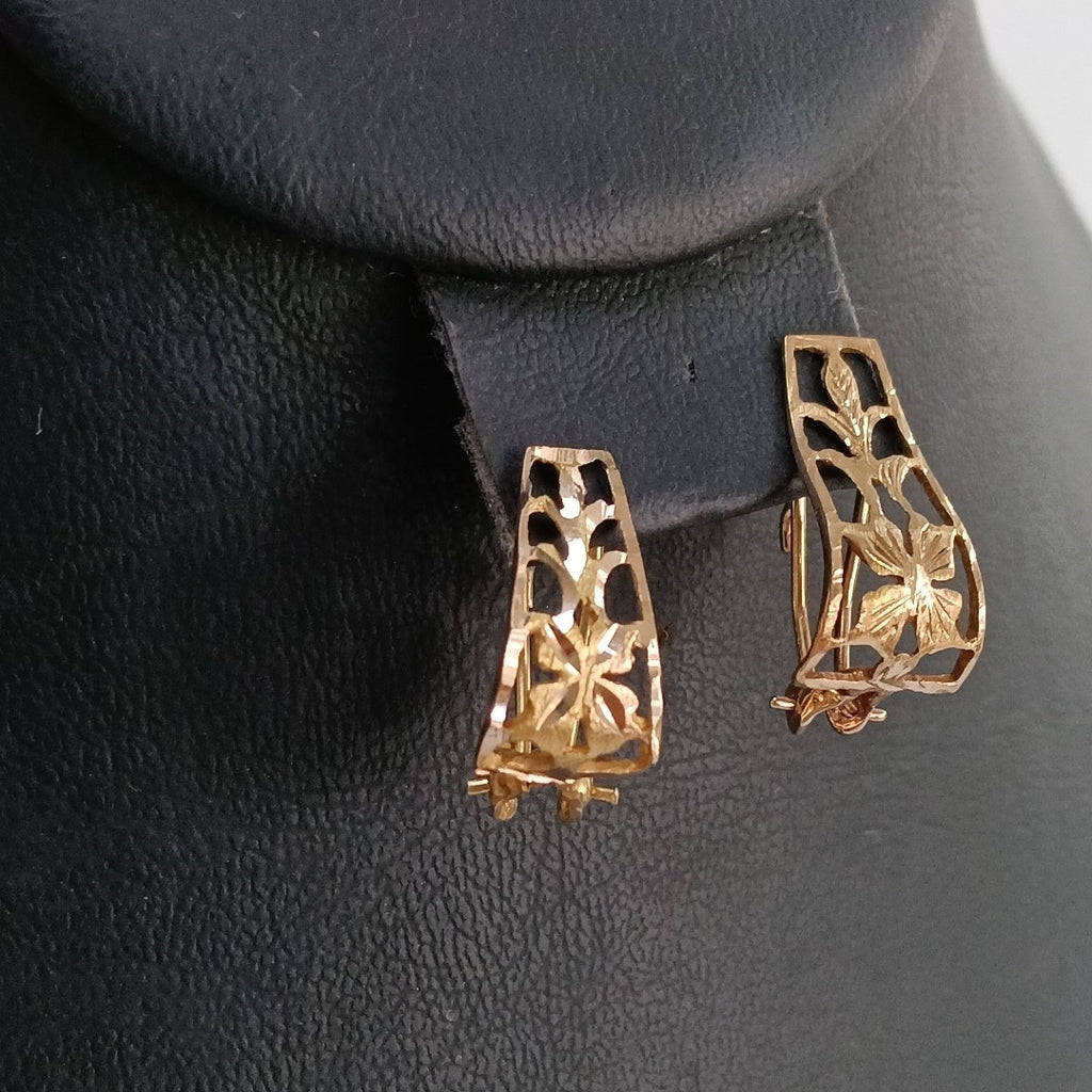 ARETES PAR ORO 10 K 2.1 GRMS (SEMINUEVO)