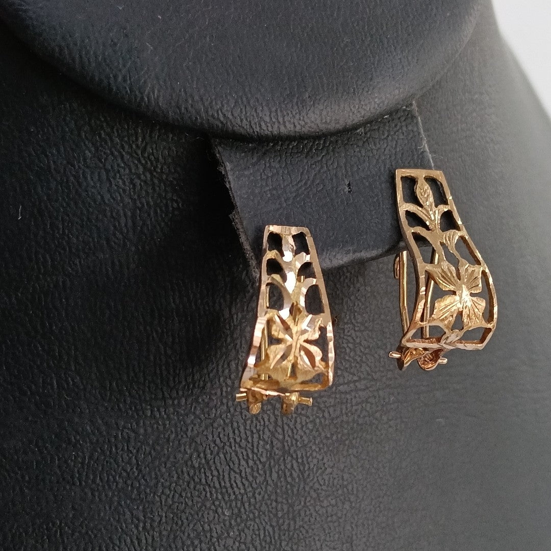 ARETES PAR ORO 10 K 2.1 GRMS (SEMINUEVO)