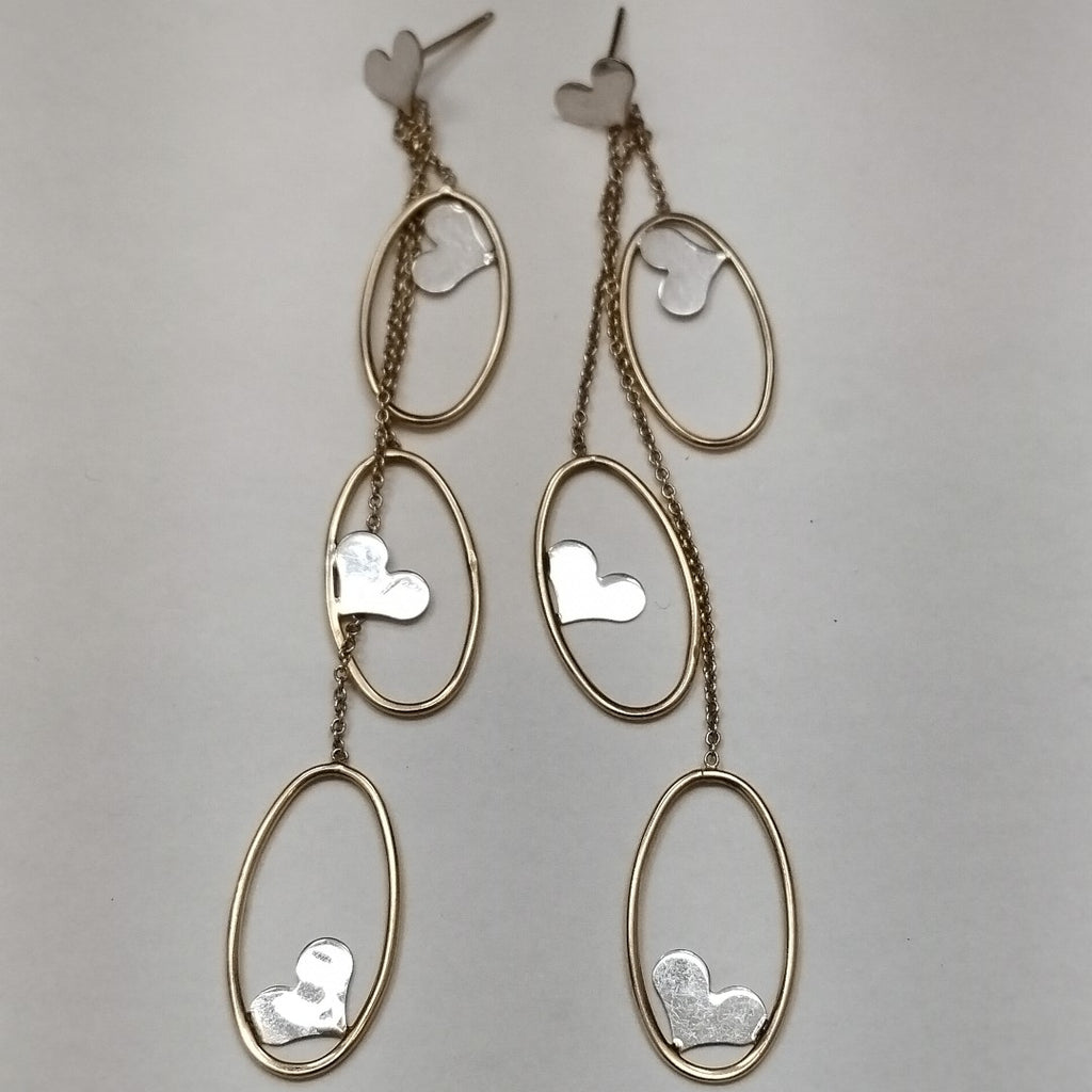ARETES PAR ORO 14 K 4 GRMS (SEMINUEVO)