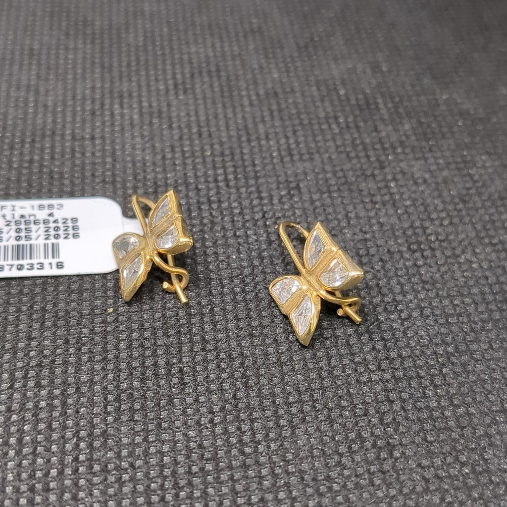 ARETES PAR ORO 10 K 2.5 GRMS (SEMINUEVO)