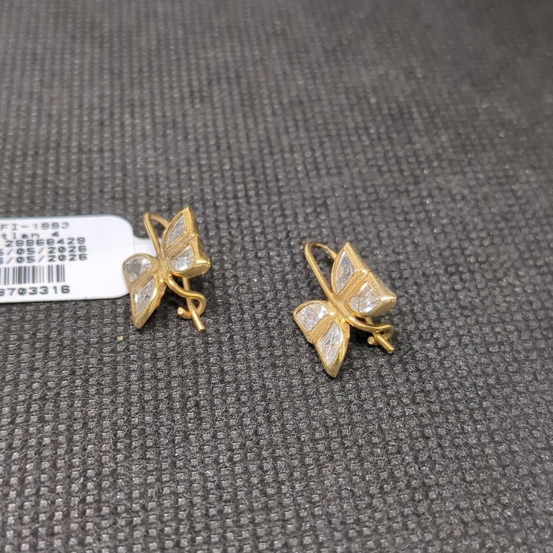 ARETES PAR ORO 10 K 2.5 GRMS (SEMINUEVO)