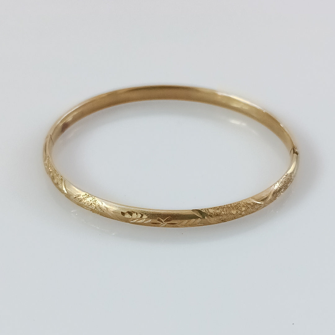 PULSERA RIGIDA ORO 14 K 5,30 GRMS (SEMINUEVO)
