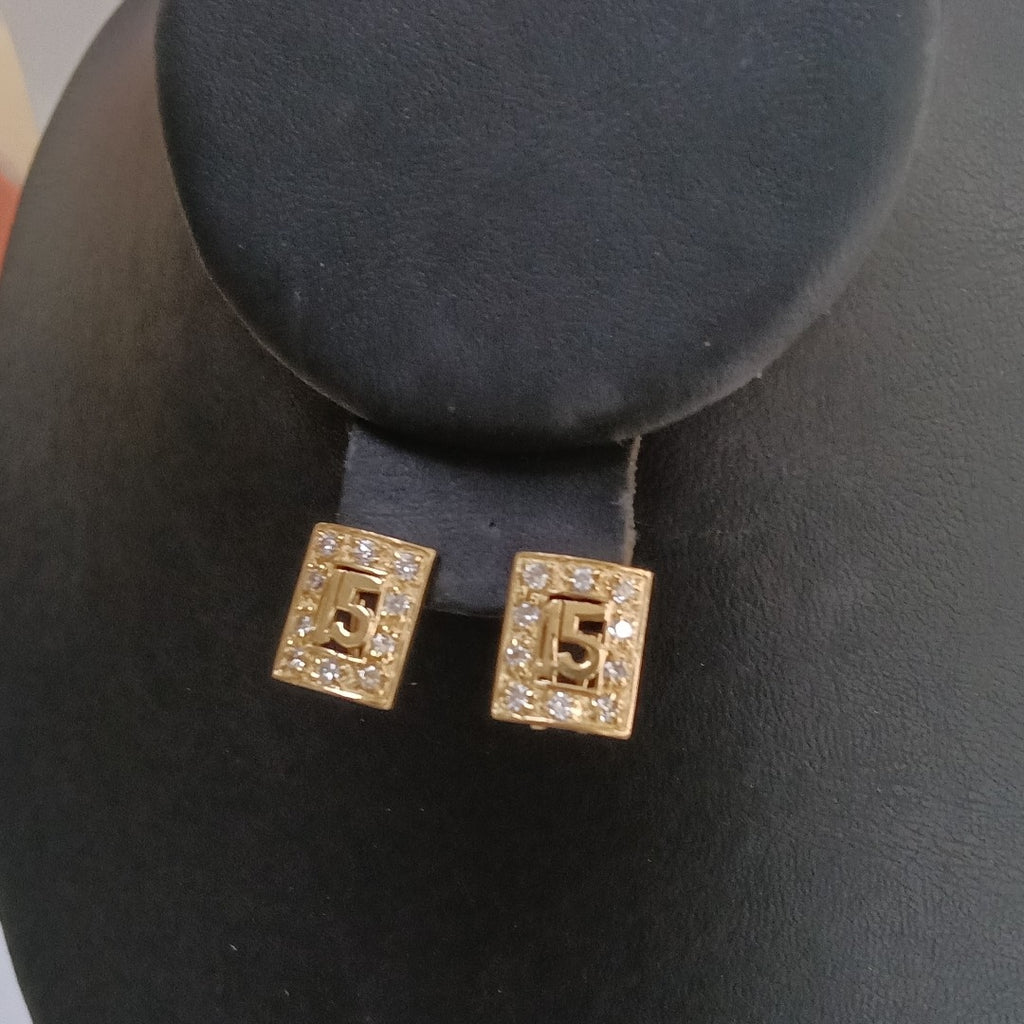 ARETES PAR ORO 10 K 4 GRMS (SEMINUEVO)