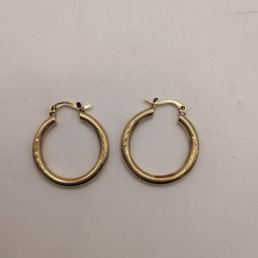 ARRACADAS PAR ORO 10 K 2.6 GRMS (SEMINUEVO)