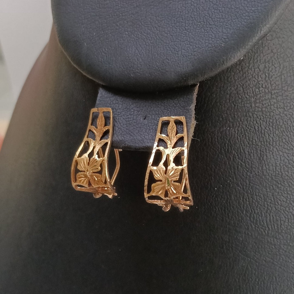 ARETES PAR ORO 10 K 2 GRMS (SEMINUEVO)