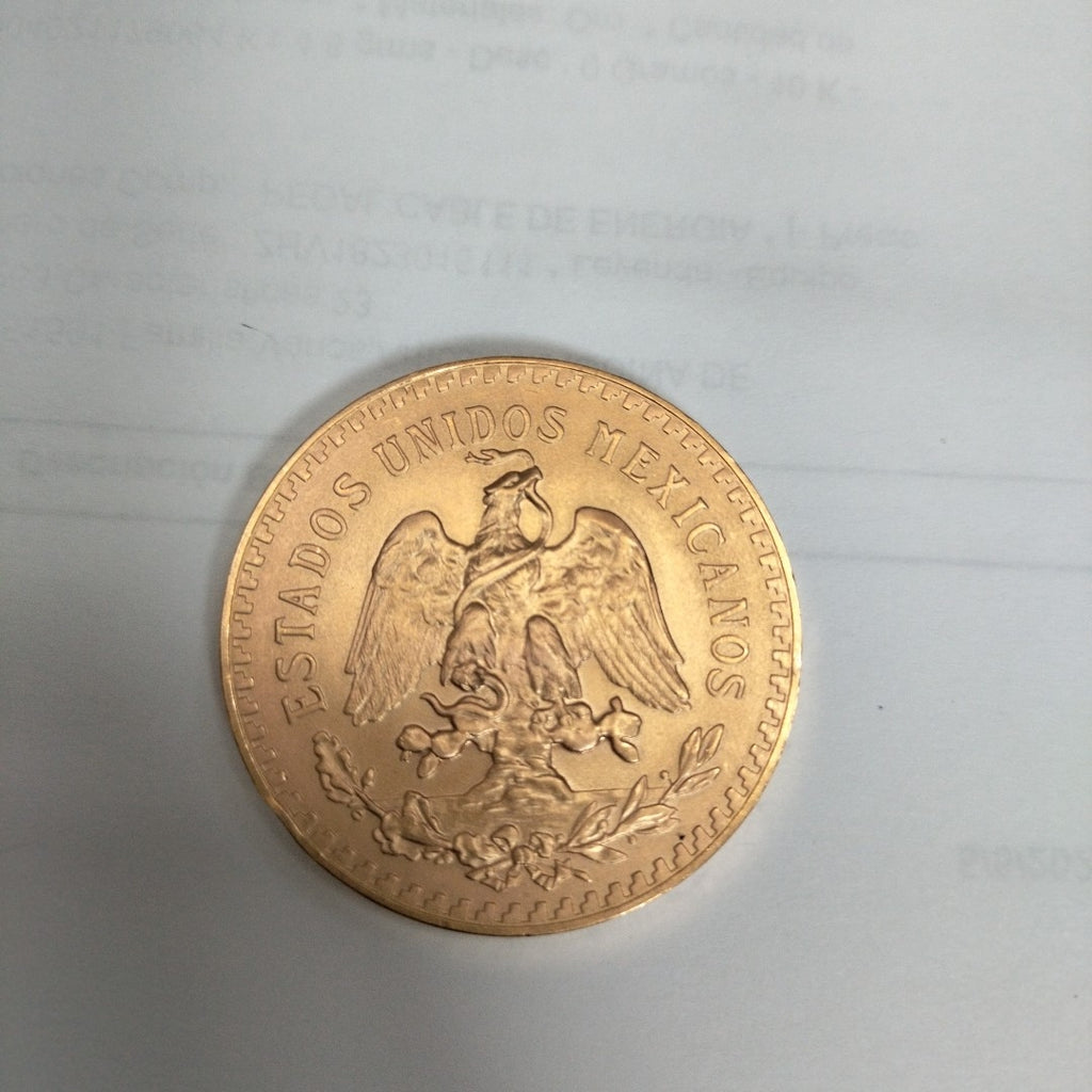 K1 41.6 GRMS 21 K IDENTIFICACIÓN MONEDA NOMINATIVA MONEDAS PESOS 50 PESOS (SEMINUEVO)