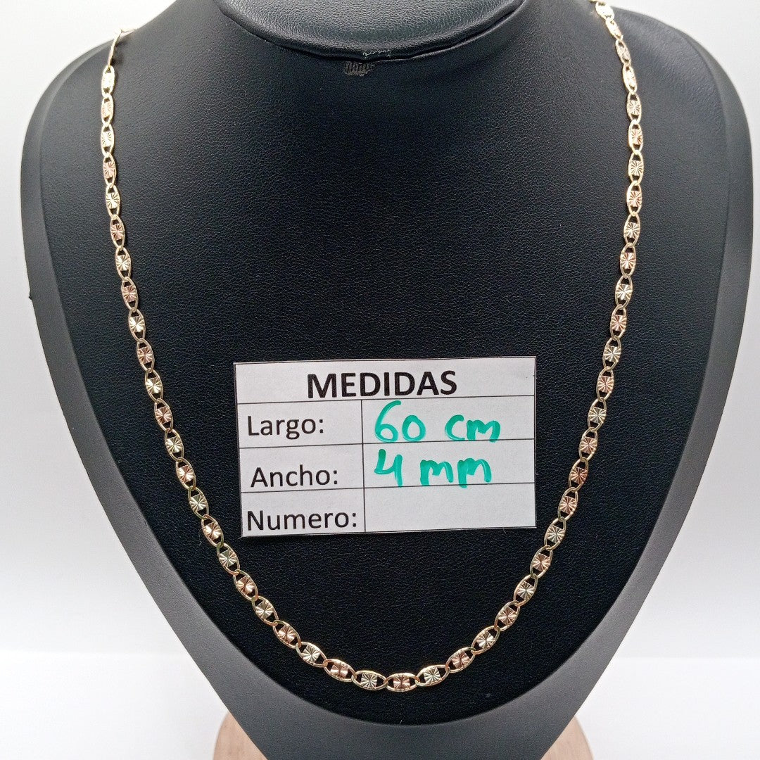 CADENA ORO COMBINADO 10 K 7.3 GRMS (SEMINUEVO)
