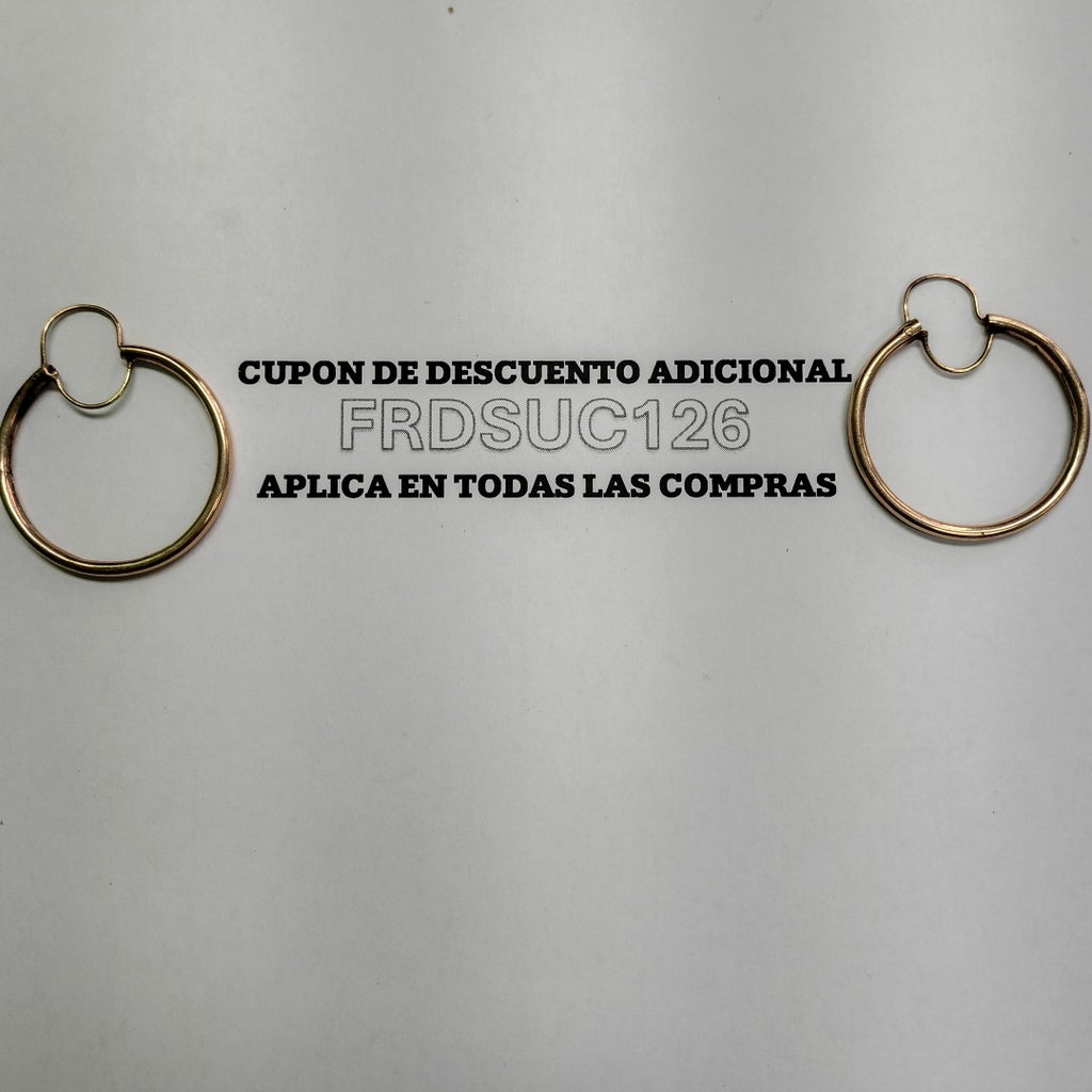 ARRACADAS PAR ORO 8 K 2.9 GRMS (SEMINUEVO)