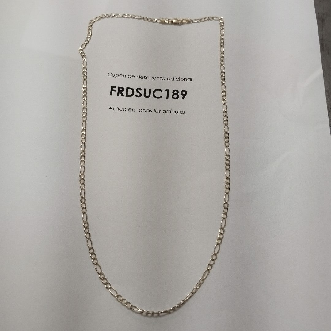 CADENAS TEJIDO 3X1 ORO 10K 50 CM 3.9 GR (NUEVO)