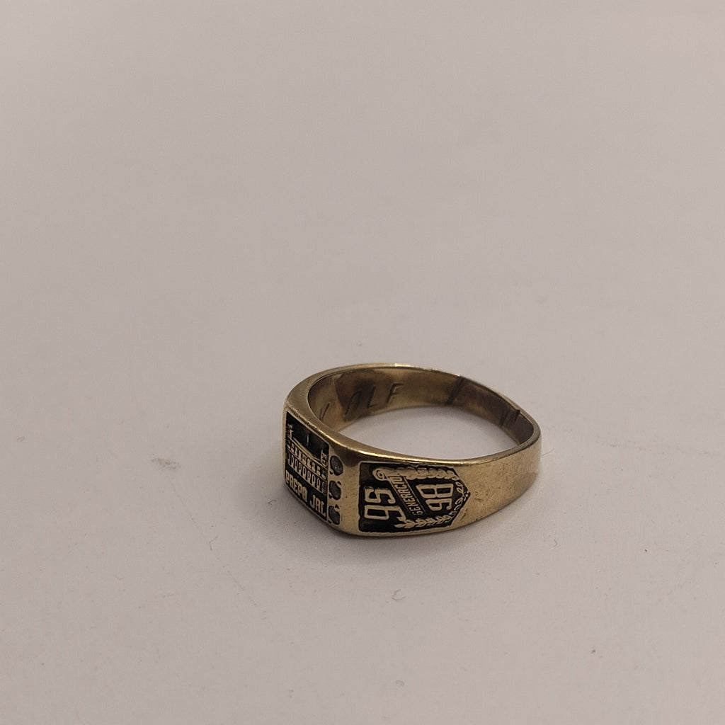 ANILLO DE GRADUACIÓN ORO 10 K 3.5 GRMS (SEMINUEVO)
