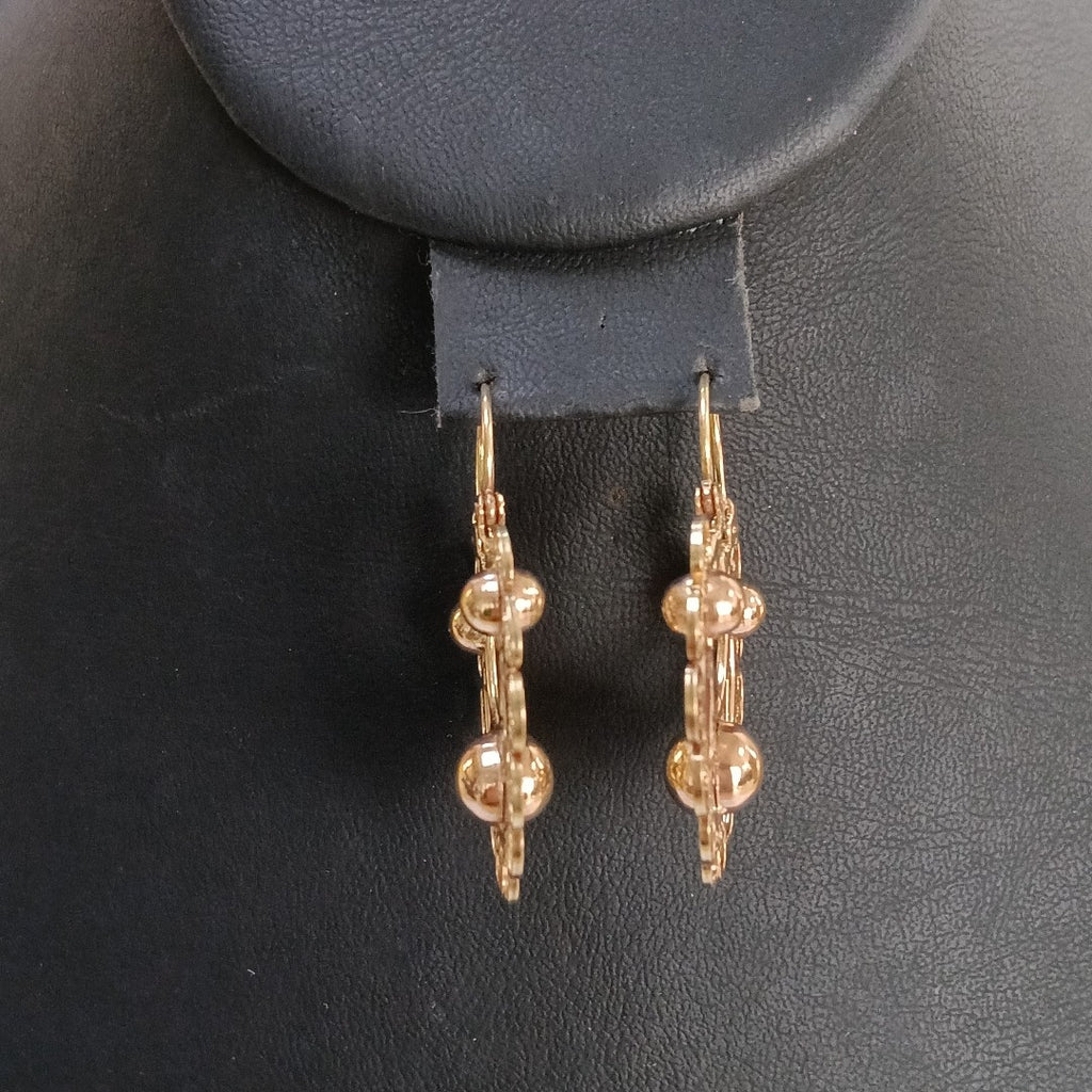 ARRACADAS PAR ORO 10 K 6.8 GRMS (SEMINUEVO)