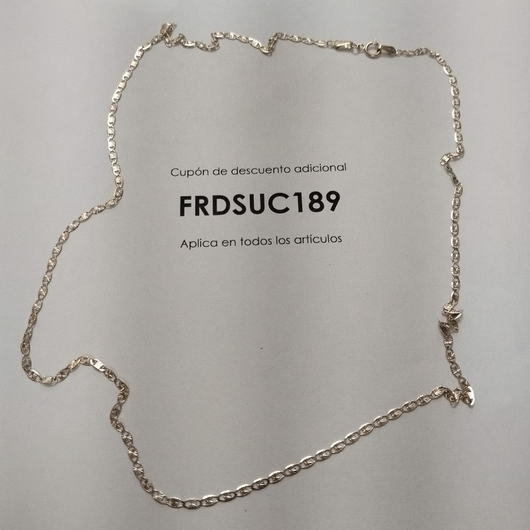 CADENAS TEJIDO GUCHI ORO 10K 55 CM 2.9 GR (NUEVO)