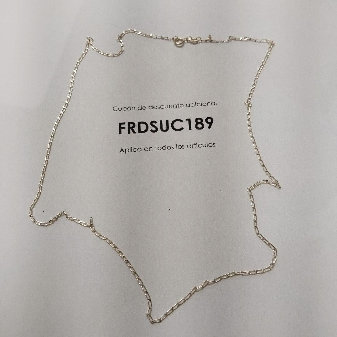 CADENAS TEJIDO ESLABONES ORO 10K 55 CM 1.9 GR (NUEVO)