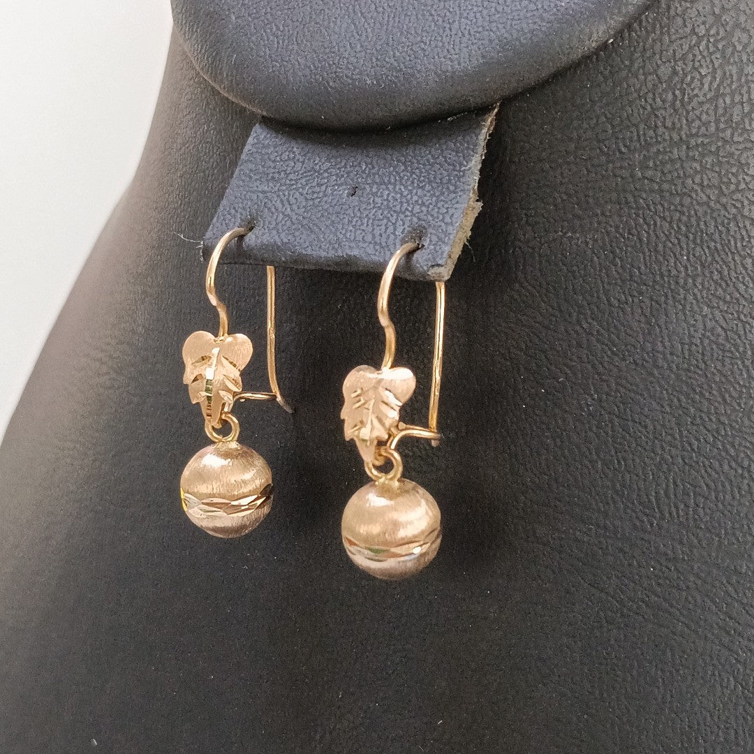 ARETES PAR ORO 10 K 1.7 GRMS (SEMINUEVO)