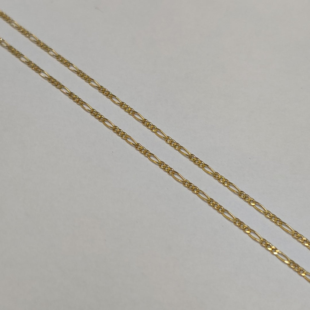 CADENAS TEJIDO 3X1 ORO 14K 55 CM 2.6 GR (NUEVO)