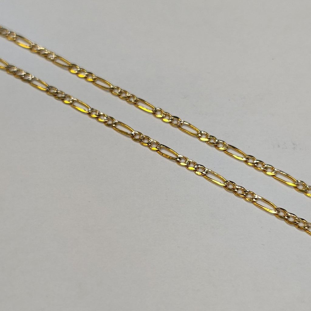 CADENAS TEJIDO 3X1 ORO 14K 55 CM 4.8 GR (NUEVO)