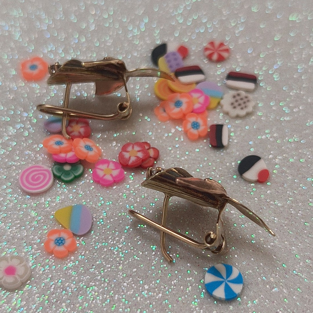 ARETES PAR ORO 8 K 3.3 GRMS (SEMINUEVO)