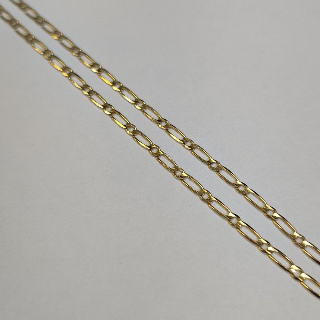 CADENAS 1X1 ORO 14K 55 CM 7.4 GR (NUEVO)