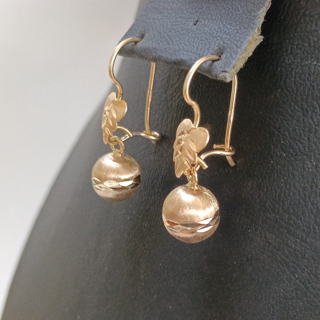 ARETES PAR ORO 10 K 1.8 GRMS (SEMINUEVO)
