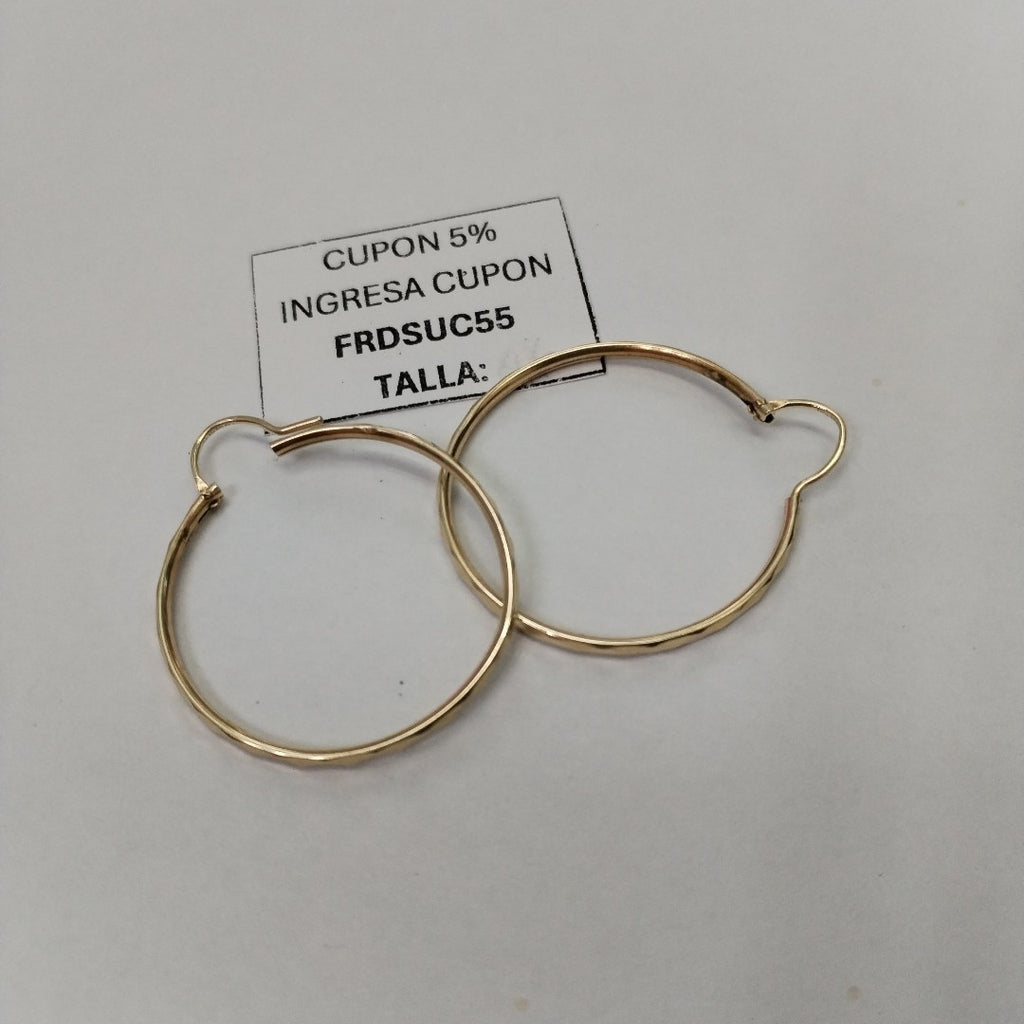 ARRACADAS PAR ORO 8 K 1.8 GRMS (SEMINUEVO)