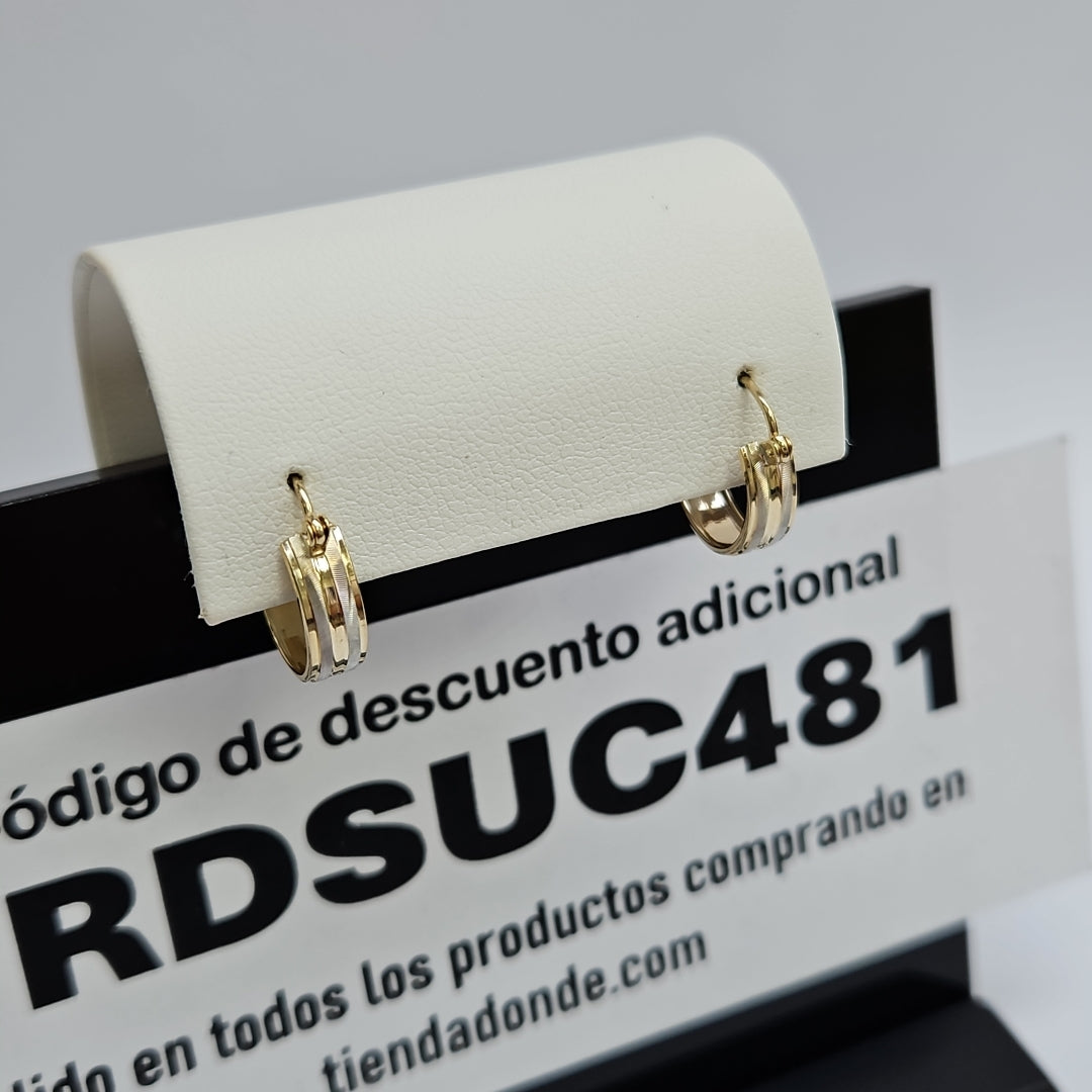 ARETES ARRACADAS ORO 10K 1.6 GR (NUEVO)