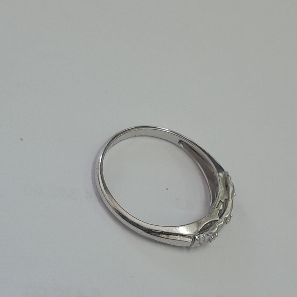 ANILLITO ORO, ORO BLANCO 14 K 2 GRMS (SEMINUEVO)