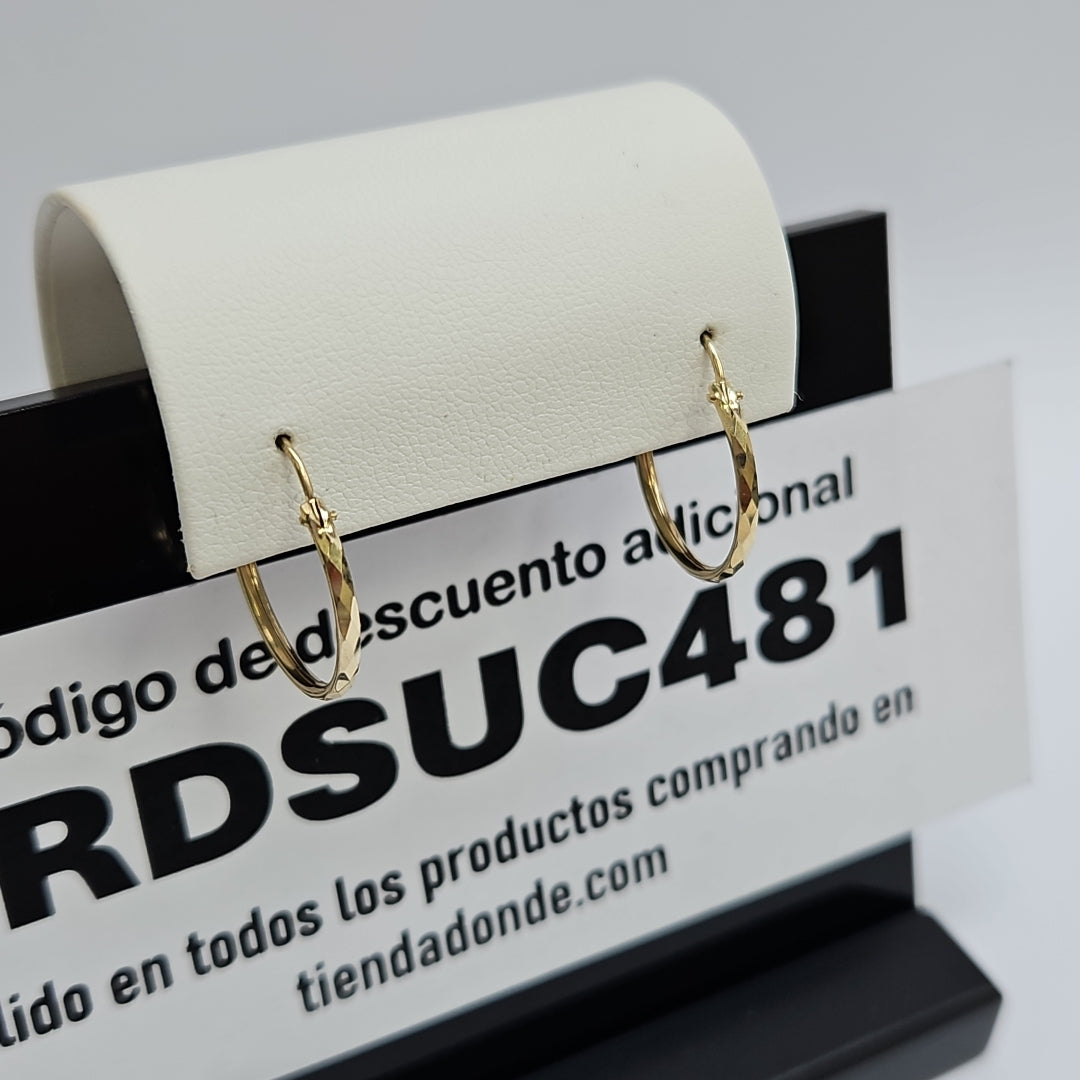 ARETES ARRACADAS ORO 10K 1.5 GR (NUEVO)