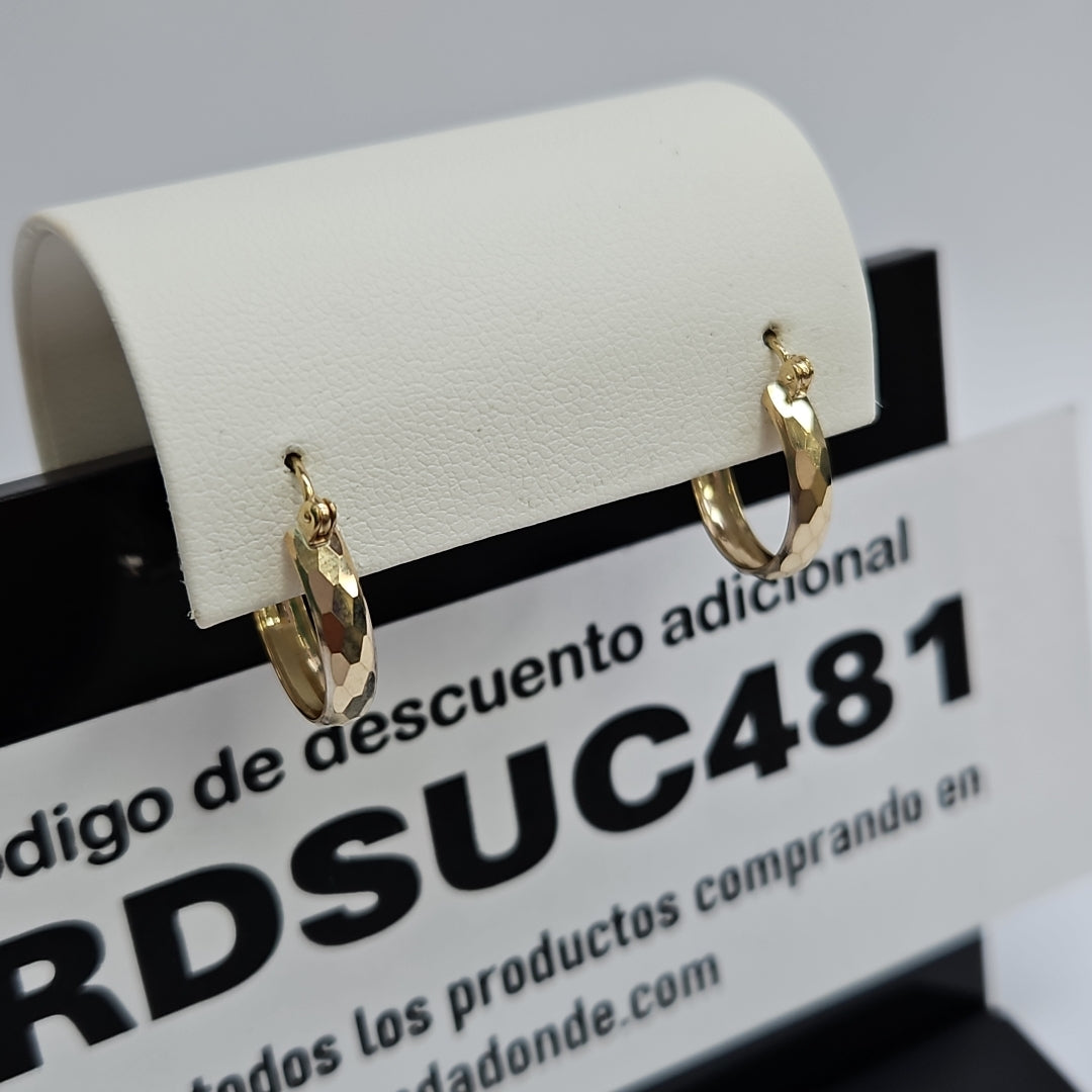 ARETES ARRACADAS ORO 10K 1.7 GR (NUEVO)