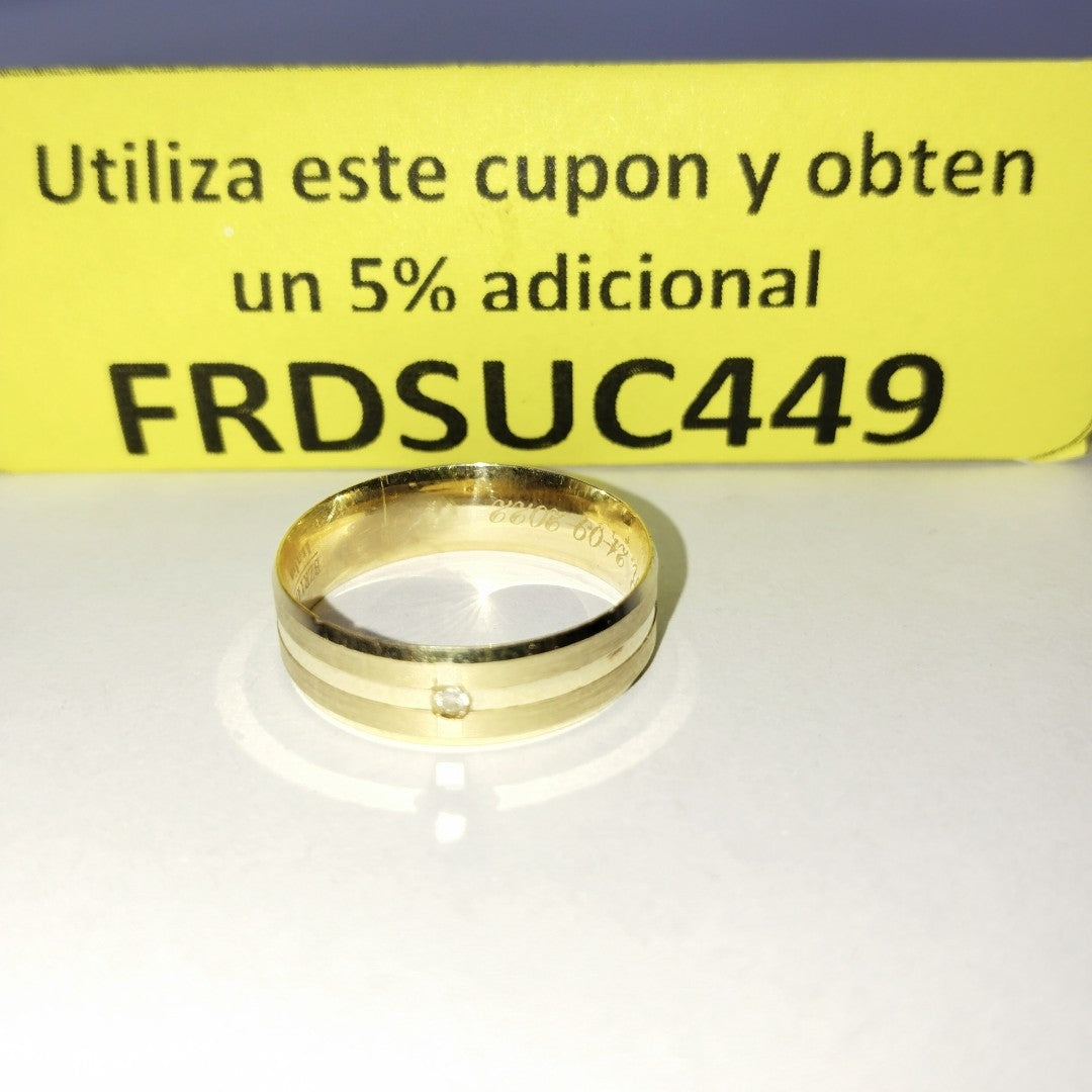 ARGOLLA ORO 14 K 4.3 GRMS (SEMINUEVO)
