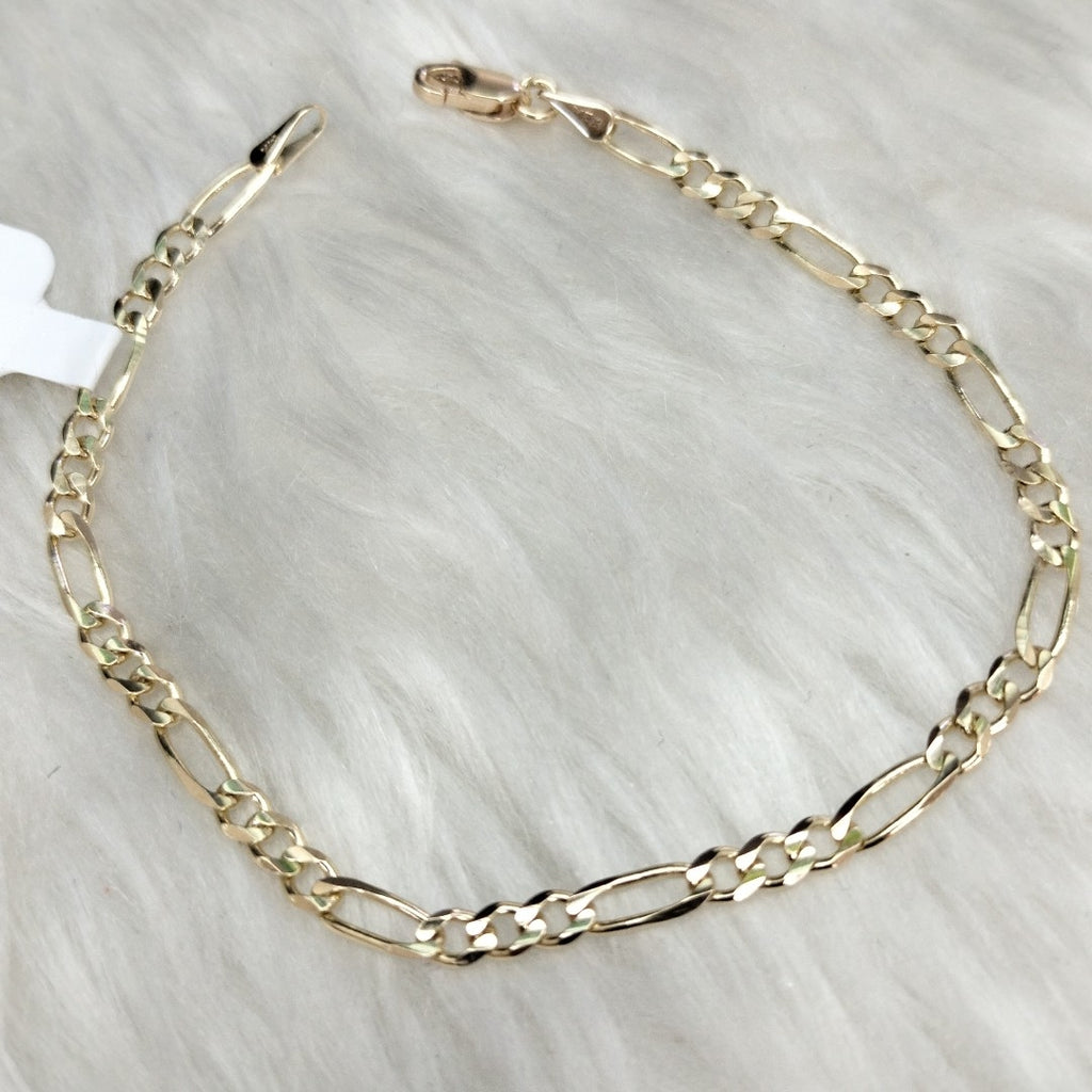 PULSERAS 3X1 ORO 14K 18 CM 2.9 GR (NUEVO)