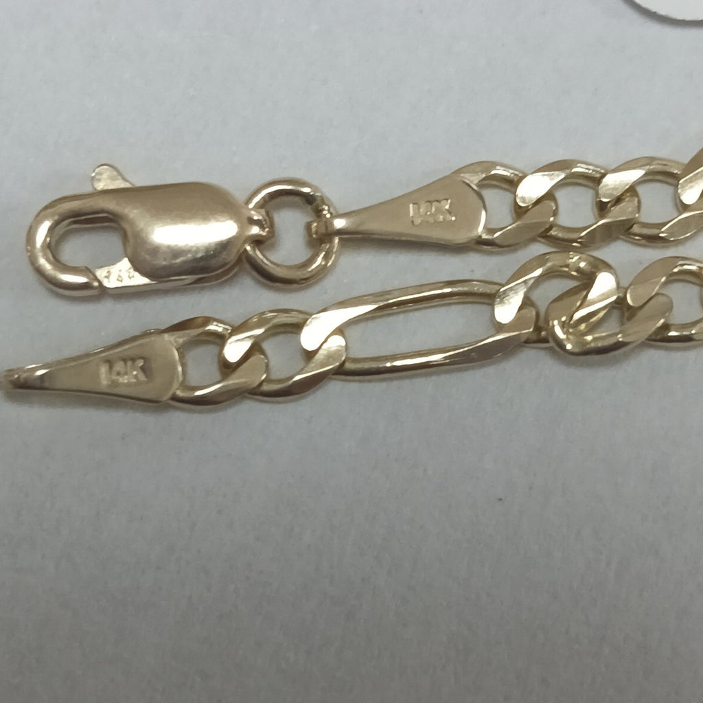 PULSERAS TEJIDO 3X1 ORO 14K 18 CM 2.9 GR (NUEVO)