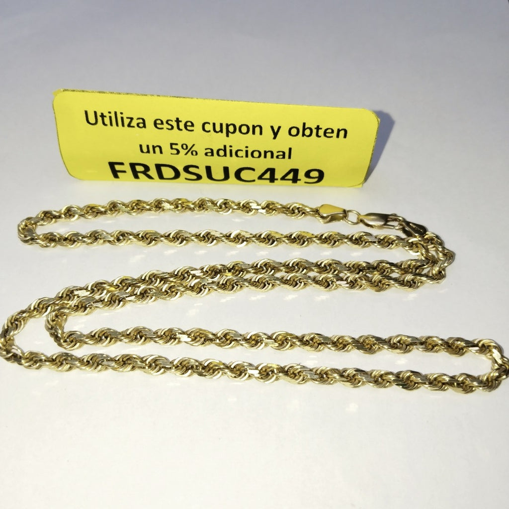 CADENA ORO 10 K 27.6 GRMS (SEMINUEVO)