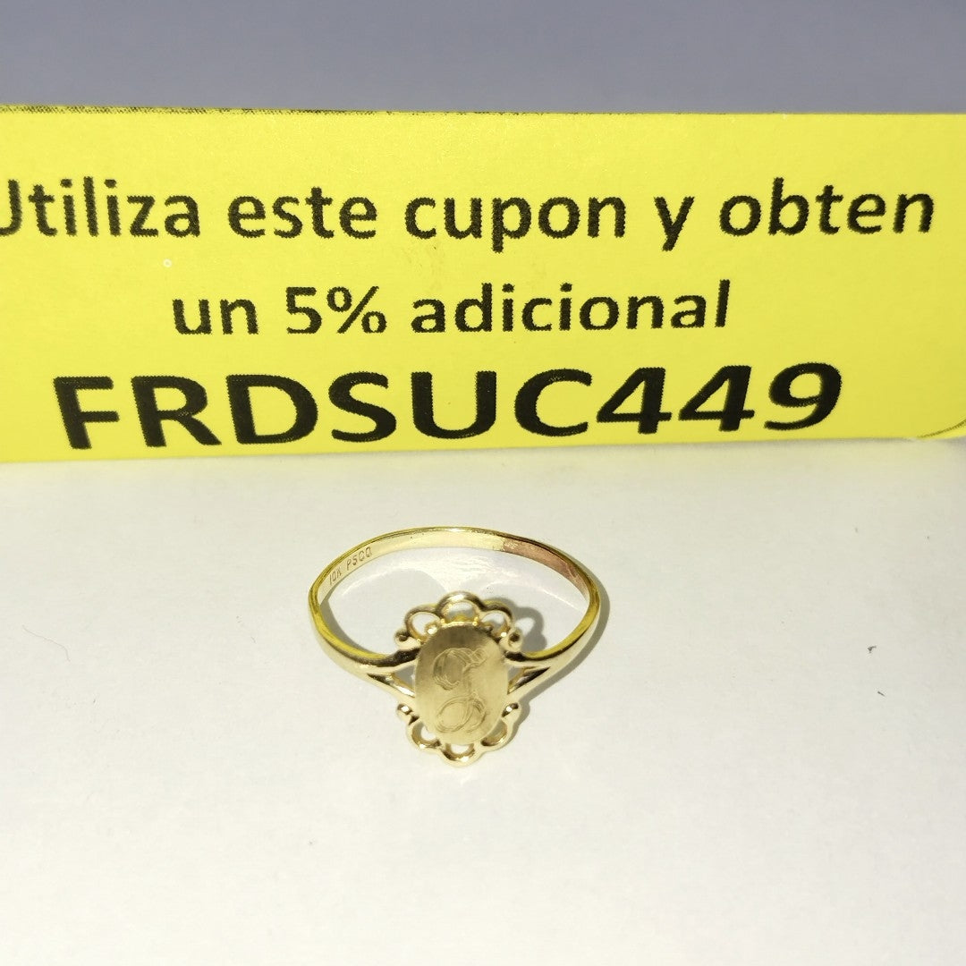 ANILLITO ORO 10 K 1 GRMS (SEMINUEVO)