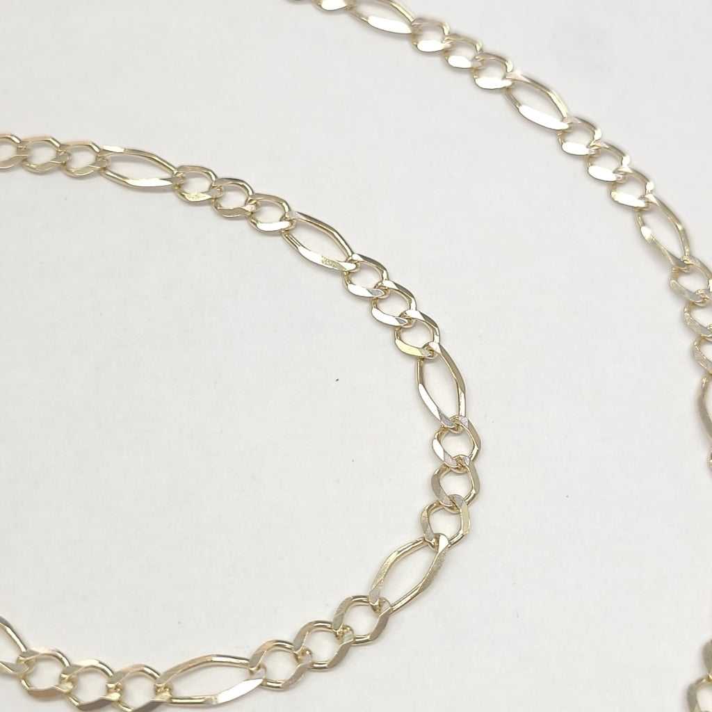 CADENAS TEJIDO 3X1 ORO 10K 50 CM 6.4 GR (NUEVO)