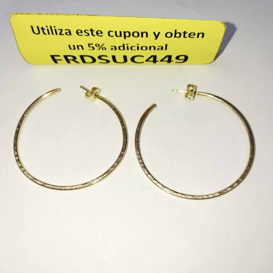 ARRACADAS PAR ORO 14 K 6.4 GRMS (SEMINUEVO)