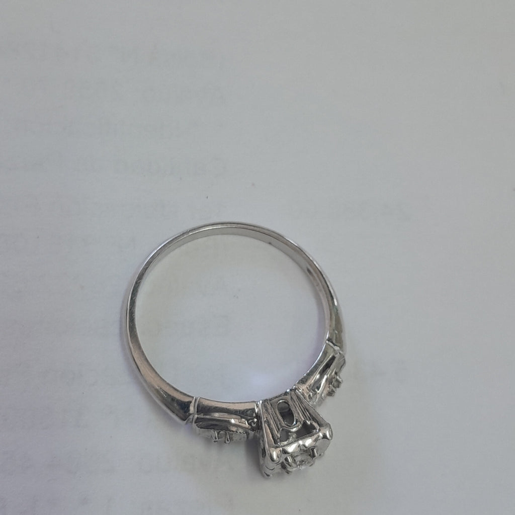 ANILLITO ORO, ORO BLANCO 14 K 1.8 GRMS (SEMINUEVO)