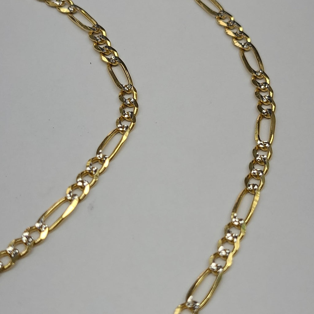 CADENAS 3X1 DIAMANTADA ORO 14K 55 CM 8.6 GR (NUEVO)