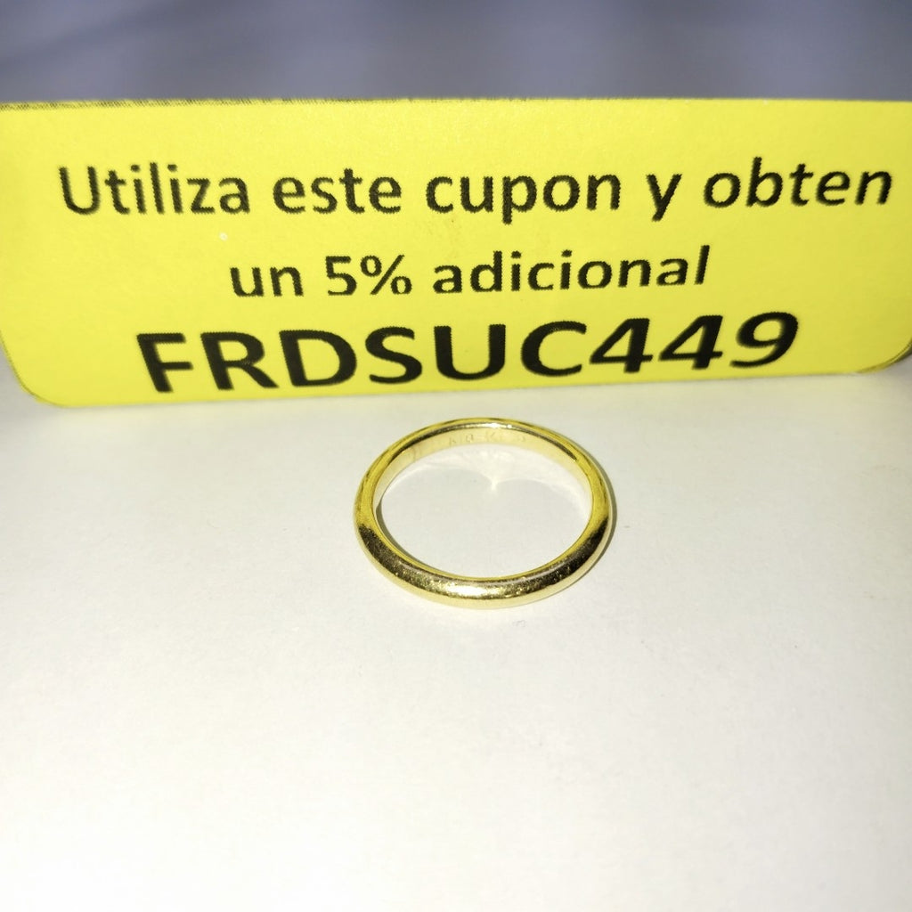 ARGOLLA ORO 18 K 3.1 GRMS (SEMINUEVO)