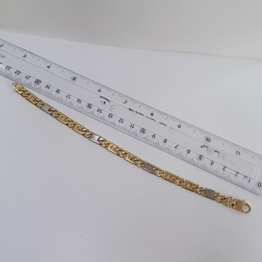 PULSERA ORO, ORO COMBINADO 14 K 21.8 GRMS (SEMINUEVO)