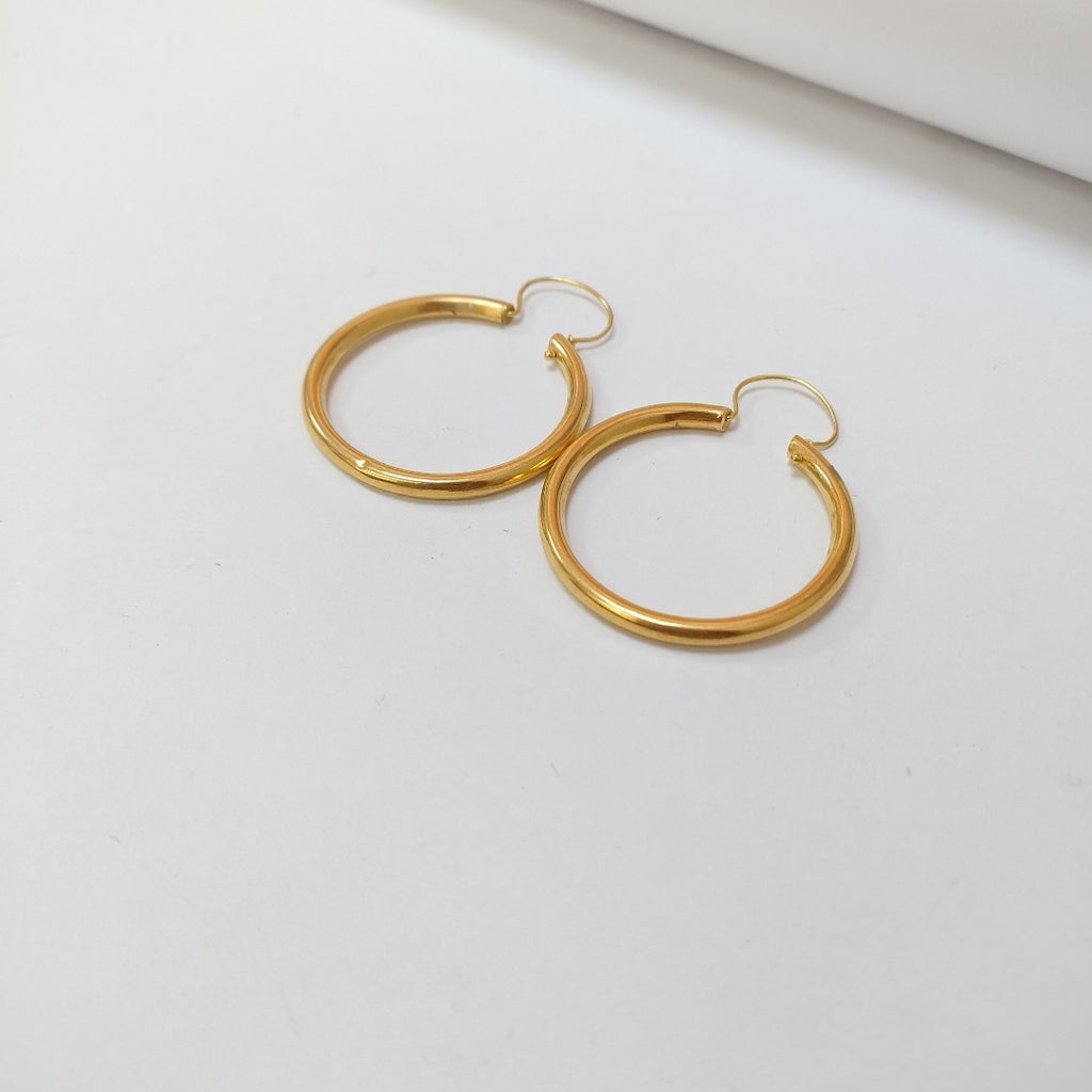 ARRACADAS PAR ORO 18 K 4.6 GRMS (SEMINUEVO)