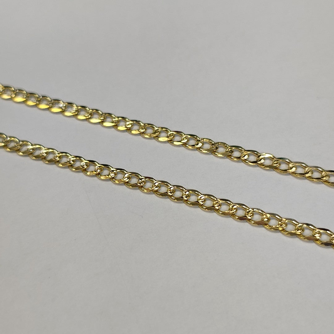 CADENAS BARBADA ORO 14K 55 CM 13.1 GR (NUEVO)