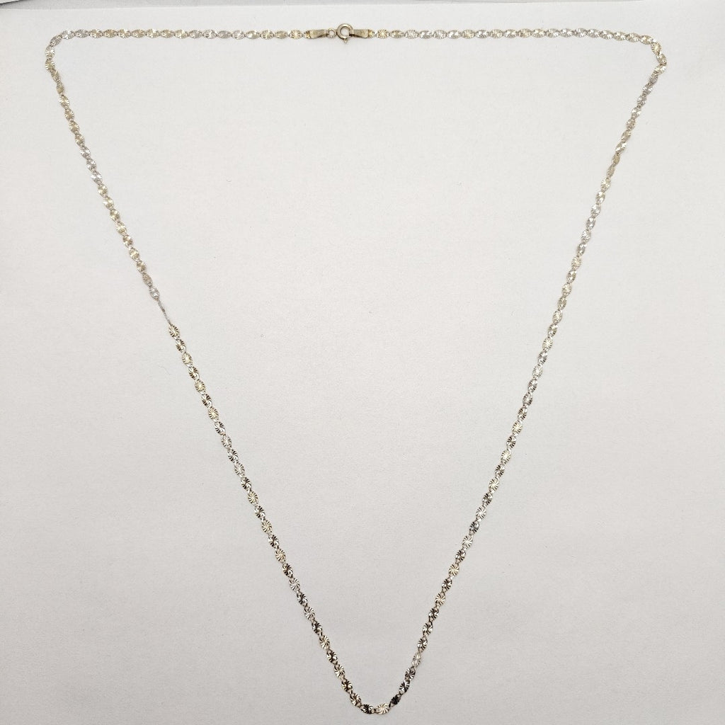 CADENA ORO BLANCO 14 K 3.3 GRMS (SEMINUEVO)