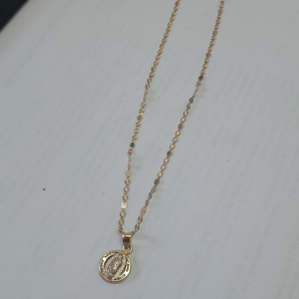 CADENA, DIJE ORO 14 K 2.3 GRMS (SEMINUEVO)