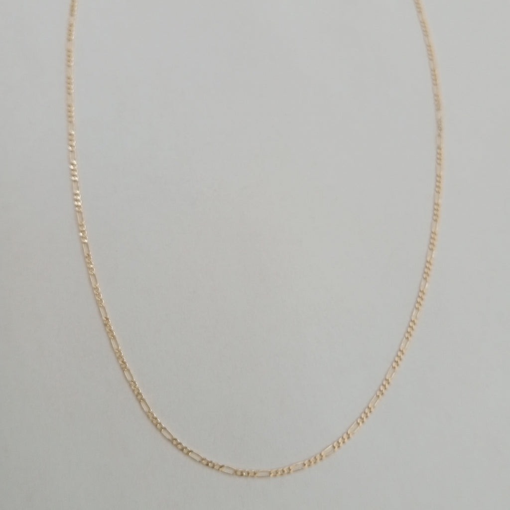 CADENAS TEJIDO 3X1 ORO 14K 55 CM 2.3 GR (NUEVO)