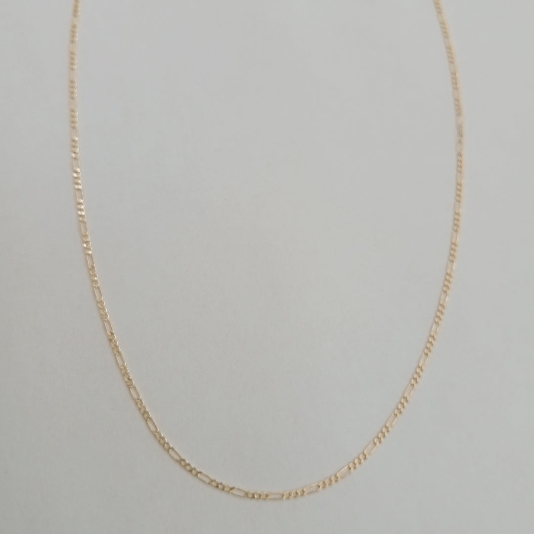 CADENAS TEJIDO 3X1 ORO 14K 55 CM 2.3 GR (NUEVO)