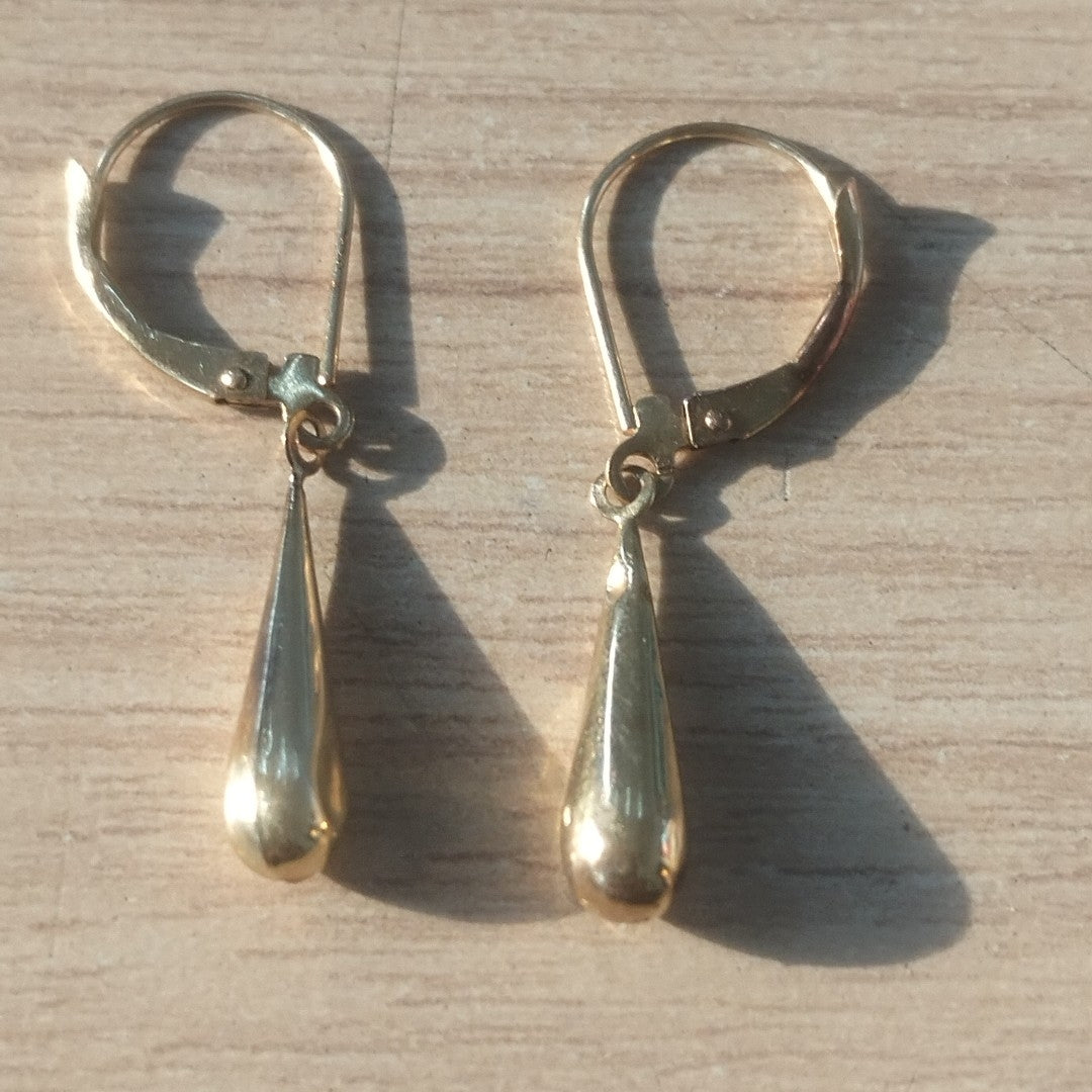ARETES PAR ORO 14 K 1.1 GRMS (SEMINUEVO)
