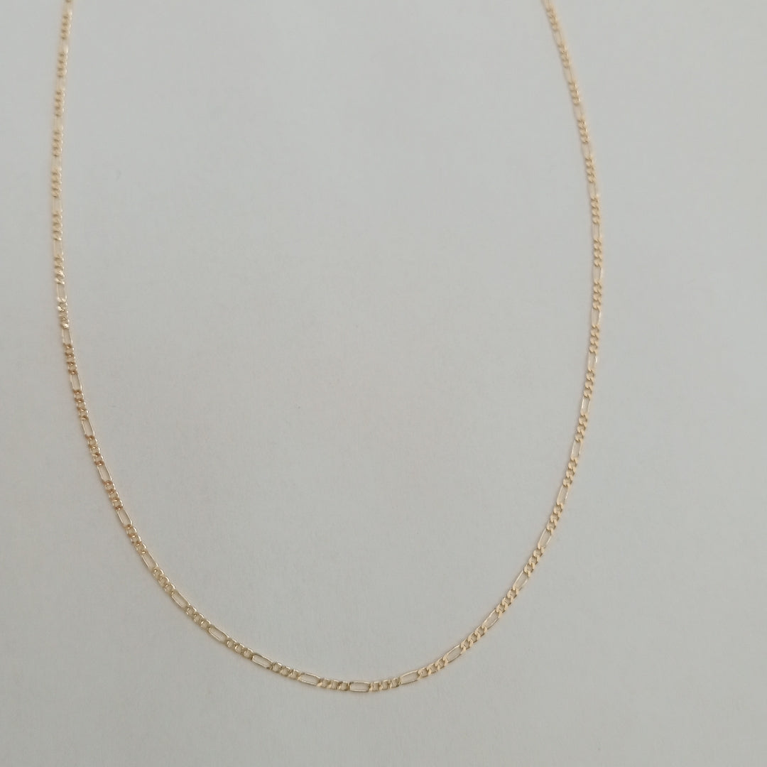 CADENAS TEJIDO 3X1 ORO 14K 55 CM 2.3 GR (NUEVO)