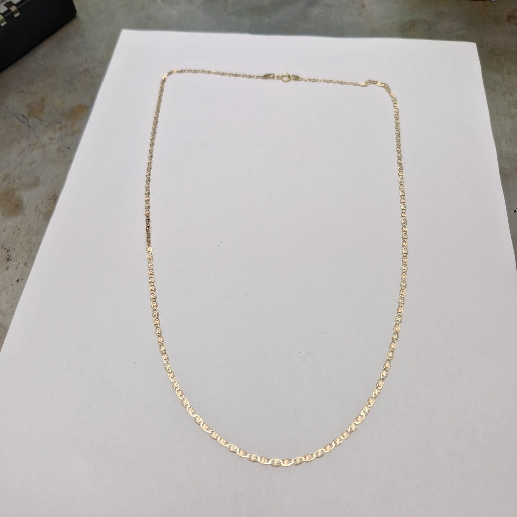 CADENAS TEJIDO GUCHI ORO 10K 60 CM 3.3 GR (NUEVO)